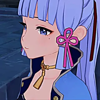 ❄️ Ayaka Kamisato Genshin Impact Ayaka, Kamisato, Genshin Impact, video game, anime, karakter, gadis telegram sticker
