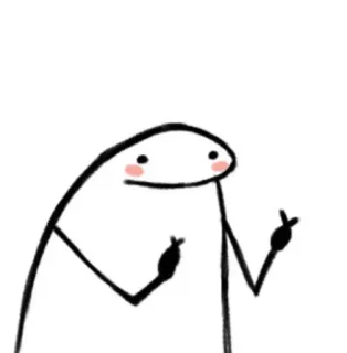 ☁️ сердечко пальцами, милый, человечек whatsapp sticker
