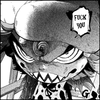 🖕 FUCK YOU anime, manga, curse, angry, offensive telegram sticker