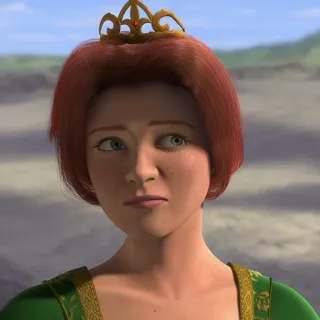 🤢 Princess Fiona Shrek เจ้าหญิง, อนิเมชั่น, การ์ตูน, ฟีโอน่า, ดรีมเวิร์คส telegram sticker