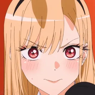 🥵 Marin Kitagawa My Dress-Up Darling อนิเมะ, มาริน คิตางาวะ, My Dress-Up Darling, โกรธ, น่ารัก, การ์ตูน telegram sticker