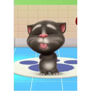 🍓 Talking Tom Talking Tom and Friends talking tom, cat, funny, cute, sticking tongue out telegram sticker