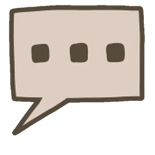 ๐ speech bubble, communication, thinking, chat, icon, symbol whatsapp sticker