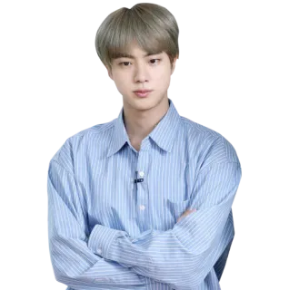 😠 Jin person, kpop, musik, idol, promi, sänger telegram sticker