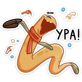 Игорь Угорь и Змей Сергей @tgstickers telegram stickers