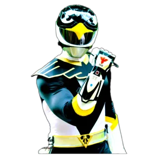 🐦 Power Ranger, black ranger, superhero, helmet, costume, fighting, action telegram sticker
