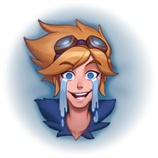 🎮 Ezreal League of Legends ezreal, league of legends, crying, character, lol, video game telegram sticker