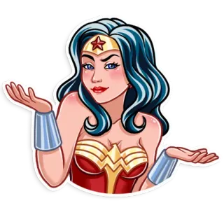 Wonder Woman telegram stickers