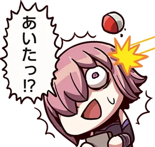 💥 あいたっ!? 애니메이션, 충격, 만화, 일본 whatsapp sticker