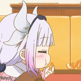 😋 Kanna Kamui Miss Kobayashi's Dragon Maid telegram sticker