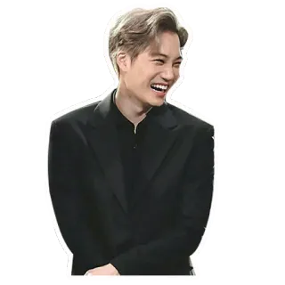 🕶 Kai Kai, K-pop, Cantante, Attore, Idolo, EXO telegram sticker
