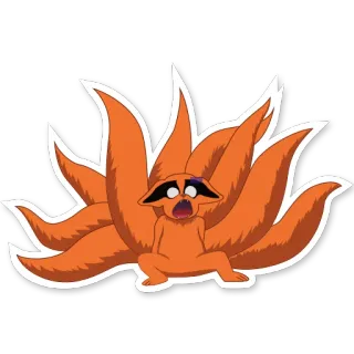 Kurama by @Saittama11 whatsapp stickers