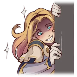 😊 Seraphine League of Legends league of legends, lol, セラフィーヌ, アニメ, 女の子, ゲーム, キャラクター, 笑顔 telegram sticker