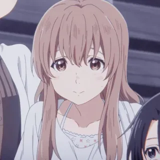 🥰 Shouko Nishimiya A Silent Voice Anime, Dziewczyna, Shouko Nishimiya, A Silent Voice, Postać, słodka telegram sticker