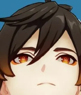 🍵 Zhongli Genshin Impact Genshin Impact, Zhongli, Anime, Postać z gry telegram sticker