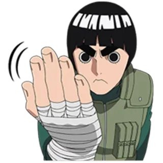 😒 Might Guy Naruto Anime, Personage, Might Guy, Ninja, Martial arts telegram sticker