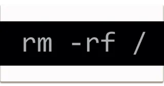 😇 rm -rf / computer, code, linux, unix, commando, terminal telegram sticker