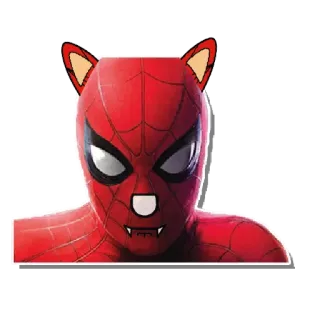 🙂 Spider-Man marvel, супергерой, мультфильм, человек-паук telegram sticker