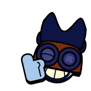 👍 cartoon, character, gesture, flipping the bird, offensive, sticker telegram sticker