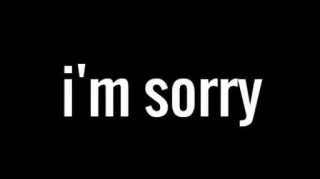 😢 i'm sorry przeprosiny, sorry, skrucha, tekst, wyrażenie telegram sticker