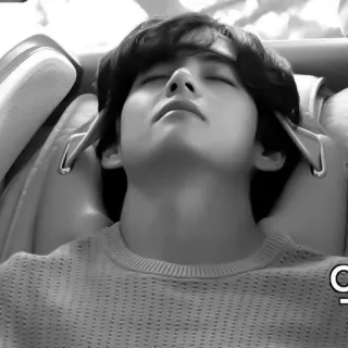 🖤 으 personne, dormir, intérieur, monochrome whatsapp sticker