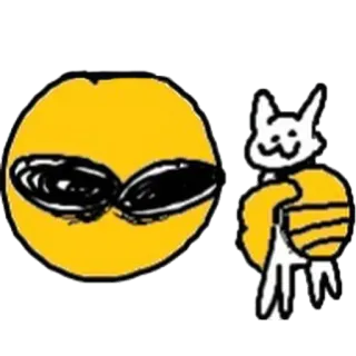 🐱 emoji, cat, sticker, cartoon telegram sticker