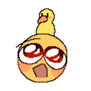 🐥 Emoji, Ente, Aufgeregt, Niedlich, Lustig telegram sticker