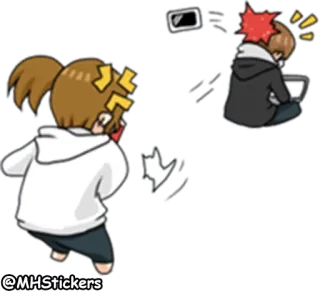 💥 @MHStickers anime, social media, cartoon, sticker telegram sticker