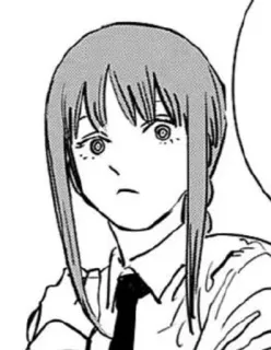🌟 Makima Chainsaw Man Anime, Manga, Chainsaw Man, Makima, Retrato telegram sticker