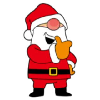 👍 クリスマス, サンタ, 漫画, 休日, いいね, かわいい telegram sticker