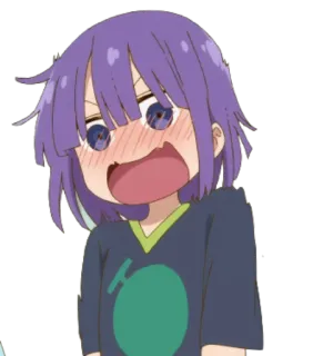 😰 Shota Magatsuchi Miss Kobayashi's Dragon Maid アニメ, ドラゴン, かわいい, 漫画, ショタ・マガツチ, 小林さんちのメイドラゴン telegram sticker