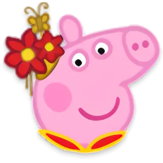 🦇 Peppa Pig dessin animé, cochon, Peppa, Peppa Pig, émission jeunesse telegram sticker