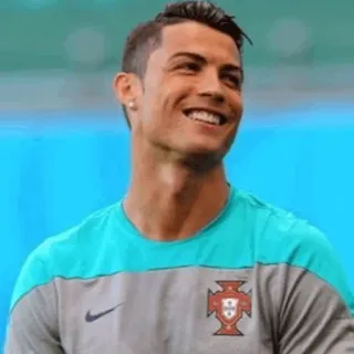 🖤 Cristiano Ronaldo 足球, 足球, 体育, 球员, 葡萄牙, 运动员 telegram sticker