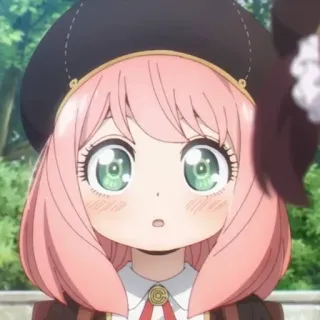 🥜 Anya Forger Spy x Family Anime, Cartoon, Schattig, Meisje, Spy x Family, Anya Forger telegram sticker