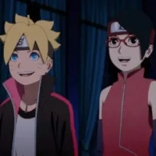 😍 Boruto Uzumaki Boruto: Naruto Next Generations Anime, Desenho animado, Naruto, Boruto, Sarada telegram sticker