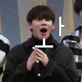 😱 ㅏ kpop, meme, divertente, asiatico, reazione telegram sticker