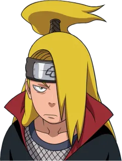 ☹ Deidara Naruto アニメ, ナルト, デイダラ, ステッカー, マンガ telegram sticker