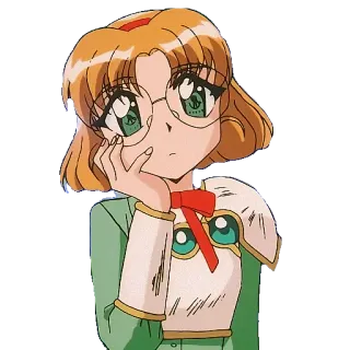🤔 Anime, Mangá, Garota, Personagem, Fofo telegram sticker