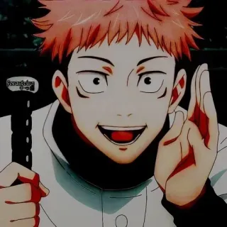 😌 Yuji Itadori Jujutsu Kaisen Anime, Manga, Yuji Itadori, Jujutsu Kaisen, Dibujos animados, Personaje telegram sticker