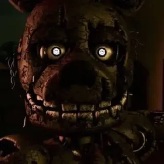 🌟 Springtrap Five Nights at Freddy's animatronic, horror, video game, scary telegram sticker