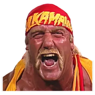 Hulk Hogan whatsapp stickers