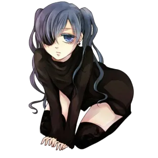 😚 Ciel Phantomhive Black Butler Anime, Manga, Ciel Phantomhive, Black Butler, Charakter, Fanart telegram sticker