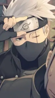 😉 Kakashi Naruto anime, Kakashi, Naruto, character telegram sticker