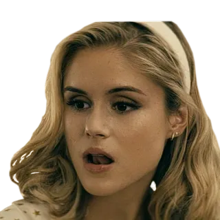 😧 Starlight The Boys Superheld, Fernsehserie, blond, Frau, Vought telegram sticker