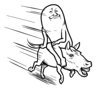 👻 dessin animé, humour, animal, balade, fun telegram sticker