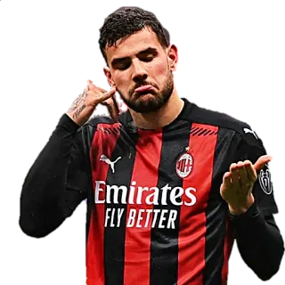 🤙 FLY BETTER futebol, esportes, atleta, Emirados, AC Milan telegram sticker