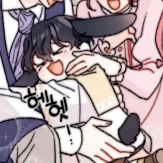 🧸 헿헿 Desenho animado, Fofo, Feliz, Criança, Anime, Mangá whatsapp sticker