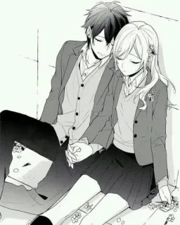 ♠️ Anime, Casal, Romance, Fofo, Mangá telegram sticker