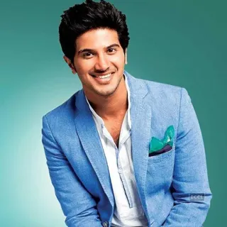 ❤️ Dulquer Salmaan attore, celebrità, uomo, ritratto, sorridente, indiano, blazer blu telegram sticker