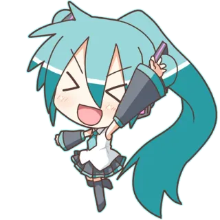 Hatsune Miku @Nekosticker telegram stickers